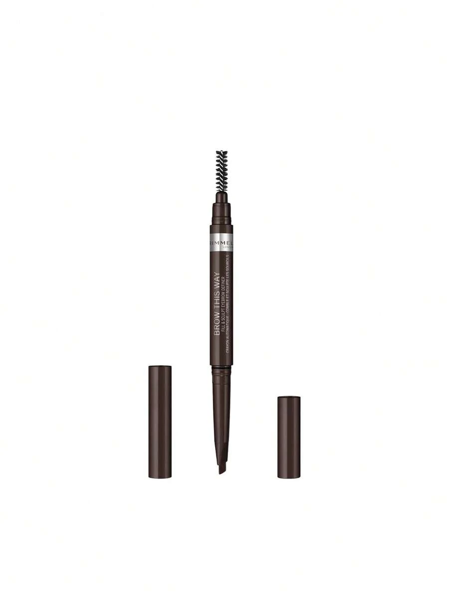 Rimmel Brow This Way Fill & Sculpt Eyebrow Definer 03 Dark Brown 0.25 G - 03 Dark Brown - View 1