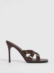 CUCCOO SZL Women Heeled Sandals - Dark coffee - View 4