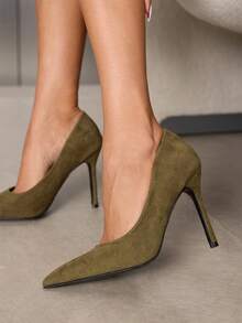 CUCCOO SZL Women Pumps - Olive Green - View 12
