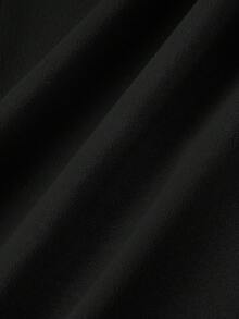 SHEIN MOD Đầm ngắn màu hồng bóng bẩy, sang trọng, đính đá lấp lánh dành cho nữ cỡ lớn, thích hợp cho ngày Valentine và tiệc sinh nhật. - màu đen - Xem 4