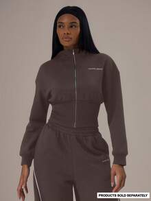 Musera Sport Áo nỉ thể thao nữ - Màu nâu  Mocha - Xem 1