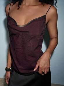 Zivah 2026 Modern Commute Unik Minimalistisk Stil Plisserad Skir Topp Med Topp Och Topp - Röd och svart - Visa 1