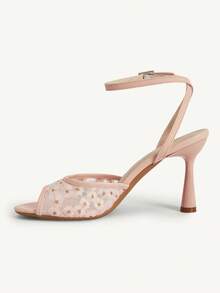 CUCCOO CHICEST Women Heeled Sandals - Pink - View 5