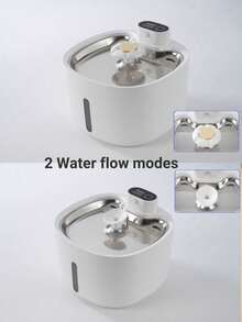 PETSIN Dispensador de agua automático inalámbrico para gatos - 88 onzas / 2.6 litros / 0.69 galones, con sensor de movimiento que detecta automáticamente el suministro de agua, ultra silencioso - Dispensador de agua para mascotas con batería - 2.6L - Ver 9