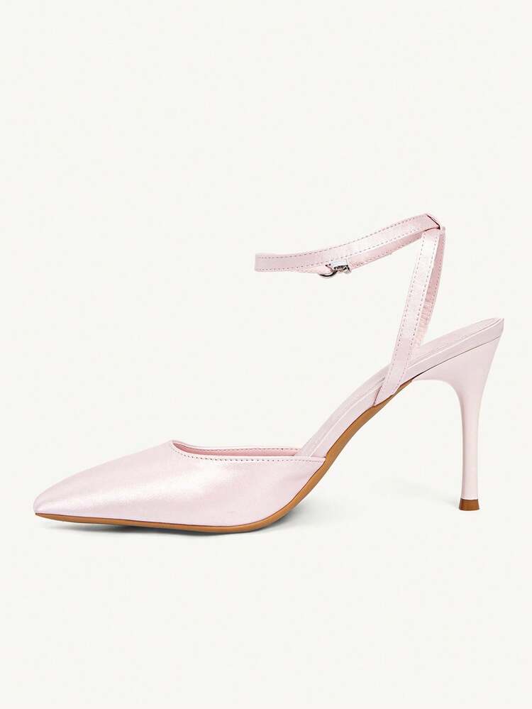 CUCCOO CHICEST Women Shoes New French Sexy Closed Toe High Heels Fashion Low Vamp Stiletto Cross With Satin Dress Party Bridal Wedding Shoes Wedding Shoes Summer Shoes Bride Shoes