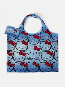 HELLO KITTY AND FRIENDS | SHEIN 1 件装，猫咪蝴蝶结背心包，可折叠手提包，女士款。 - 多色12 - 查看 4