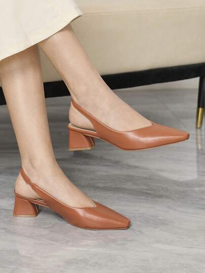 Sleekvia 女士优雅高跟鞋，适合日常通勤和正式场合