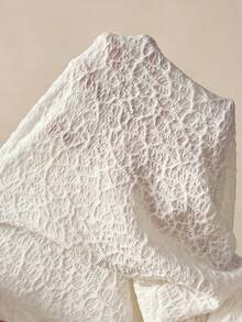 Bohemela BOHO Casual Vacation Textured Knit Flare Leg Pants For Women - White - View 8