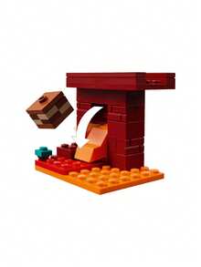 LEGO Minecraft® The Nether Lava Battle Kids 6Years+ 21266 - Multicolor - View 4