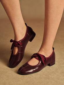 Rosivie Women Pumps - Burgundy - View 3