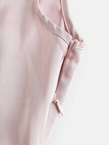 Pitira Teen Girls Elegant Cold Shoulder Long Party Dress, Suitable For Prom, Wedding, Party And Other Occasions - Pink - View 6