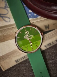 HARRY POTTER X SHEIN Reloj de serpiente 2026 - Reloj de cuarzo verde, dedicado a los fanáticos del mundo mágico - Verde - Ver 3