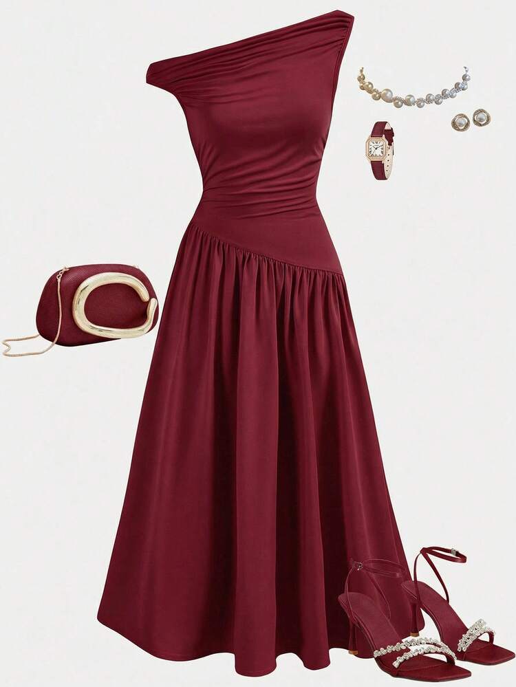 burgundy dresses for teens Burgundy sweetheart tulle long prom dress, burgundy evening dress – dresstby