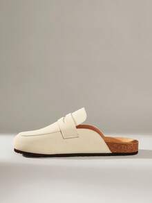 Solecia 女士休闲百搭通勤简约平底鞋 - 杏色 - 查看 4