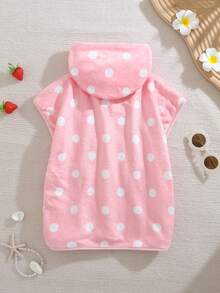 Cozy Pixies 女婴草莓刺绣波点印花连帽泳衣罩衫 - 彩色 - 查看 2