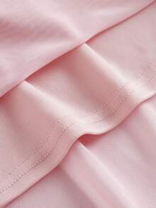 Pitira 少女优雅露肩无袖长裙，适合舞会、婚礼、派对等场合 - 粉色 - 查看 7