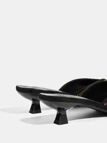 CUCCOO TILAWA Ladies, Spike Buckles, High Heels. - Black - View 5