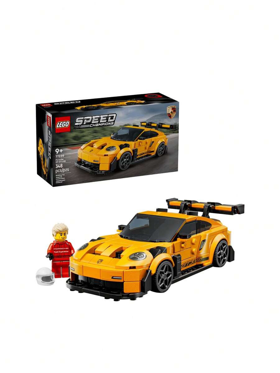 LEGO Speed Champions Porsche 911 GT3 RS Super Car Kids 9Years+ 77239 - Multicolor - View 1