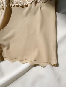 Seduluxe 3pcs/Pack Women's Lace Patchwork Briefs - Multicolor - View 4