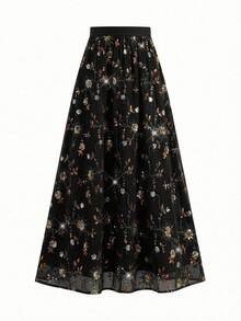 Ellevyn Women's Elegant Party/Wedding Ceremony High-End 2 Pieces Outfit - Black - View 4