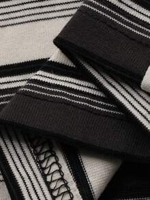 DAZY Bộ 2 món cho bé gái tuổi teen, áo thun cổ tròn kẻ sọc và quần, thích hợp cho mùa thu. - Nhiều màu - Xem 6