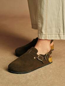 Solecia Women's Backless Slip-On Sandals, Comfortable & Lightweight, European Style - Green - View 2