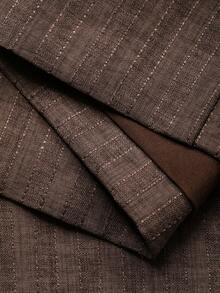 Livesso Women's Casual Striped Belted Vest And Wide Leg Pants Suit, Spring/Summer - Brown - View 7