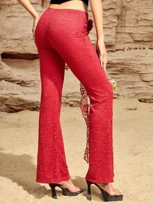 Zyxie Quần ren đỏ trang trí dành cho nữ - Đỏ - Xem 2
