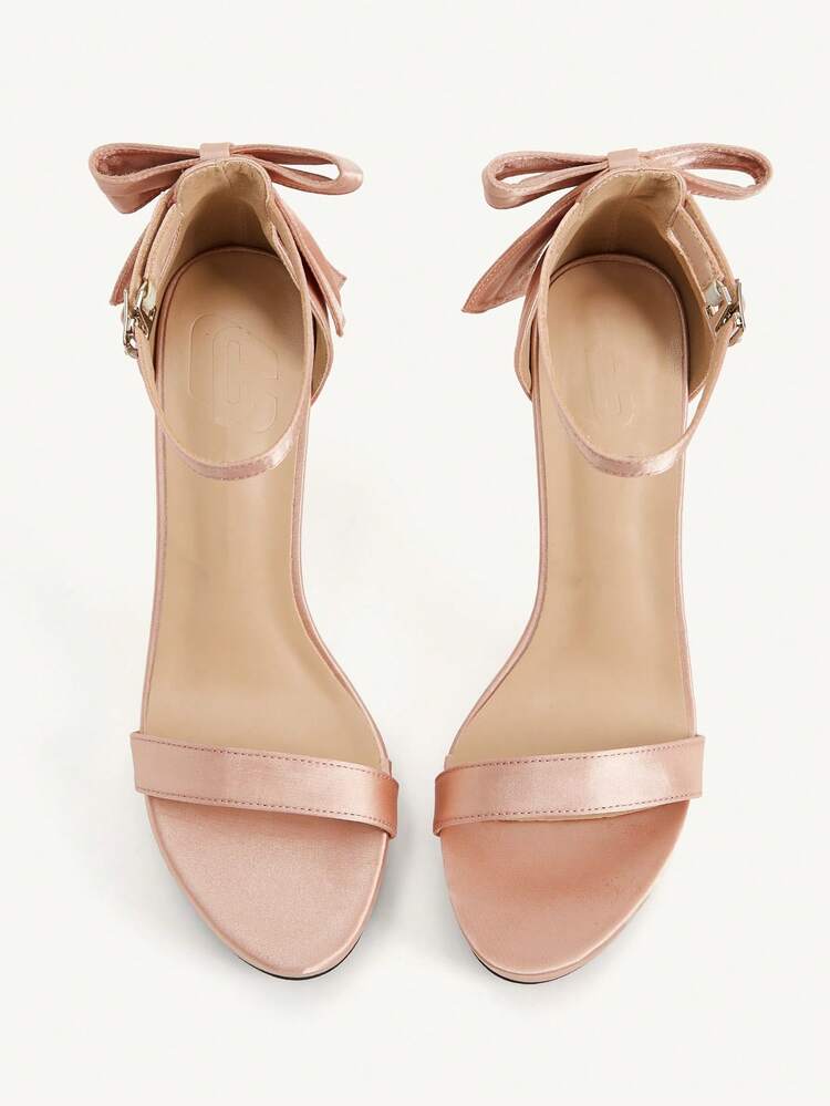 CUCCOO CHICEST Ladies Fashion Elegant Bow Decorative High Heel Sandals