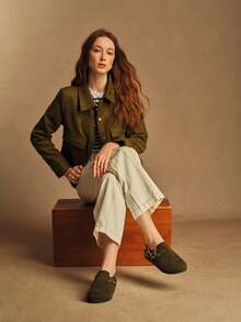 Solecia Women's Backless Slip-On Sandals, Comfortable & Lightweight, European Style - Green - View 6