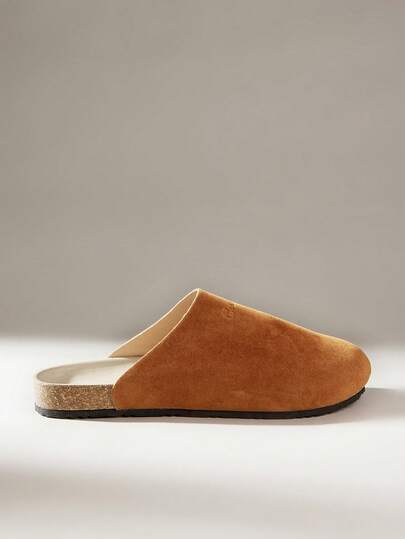 Solecia Women's Studded Square Toe Heeled Mules Slip On Dress Sandals