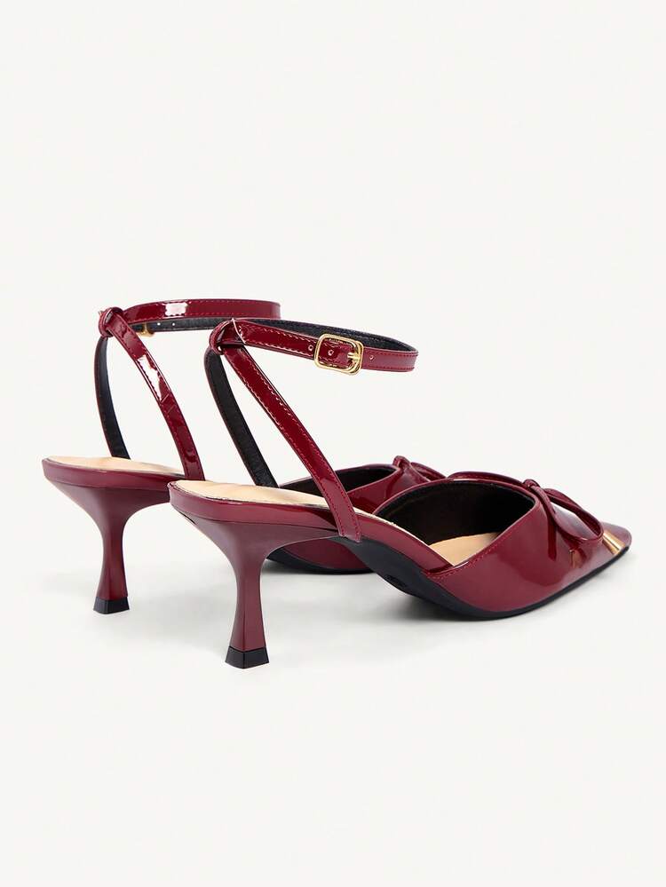 CUCCOO CHICEST Women's Fashionable Elegant Commuting Pumps With Bow Decor Elegant Shoes Wedding Shoes