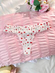 PetitDoll Lace Trim Cheeky Panties For Women, Sweet Style - Multicolor - View 6