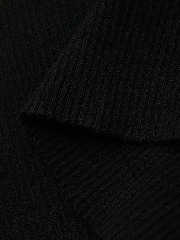 Women's Solid Color Boat Neck Short Sleeve Casual Business Pullover Sweater