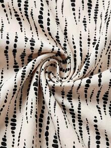 Ellevyn Women's Elegant Vacation Printed Wrap-Style Round Neck Jumpsuit Summer Outfits For Women - Multicolor - View 4