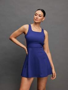 Activina 女士高尔夫和网球运动服 - 藏蓝色 - 查看 4