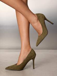 CUCCOO SZL Women Pumps - Olive Green - View 10