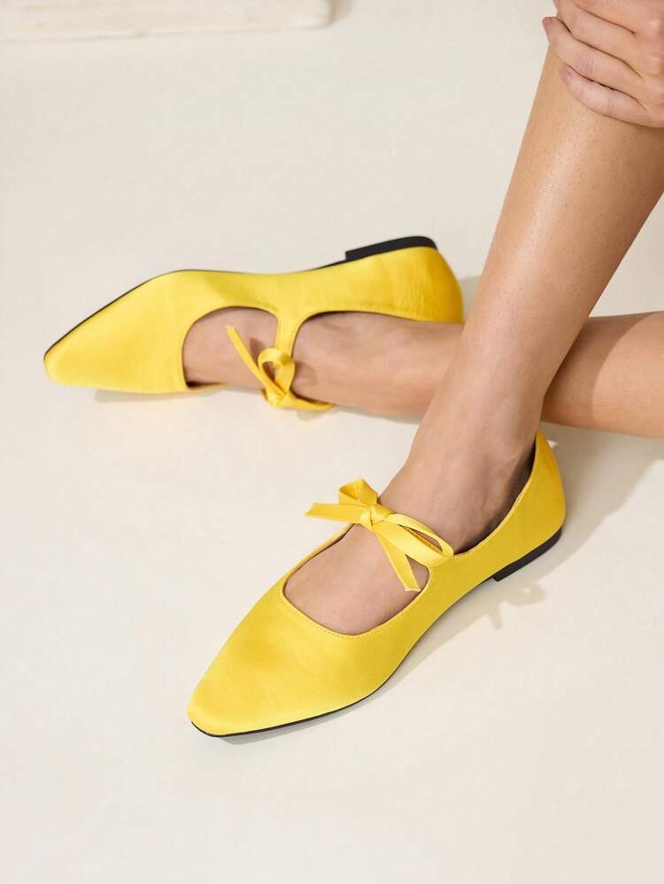 CUCCOO CHICEST Summer-Autumn New Buckle Detail Solid Color Pointed Toe Casual Comfortable Flat Shoes Summer Shoes Summer Break Easter Wedding Shoes Summer Shoes Bride Shoes
