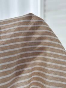 LMoss Kids Baby Boy Casual Button Half-Placket Pocket Striped Short Sleeve Shirt And Pants Set - Multicolor - View 7