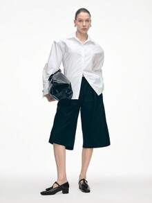 Mnmlis Women's Tassel Design Buckle Closure Square Toe High Heel Shoes - Black - View 7