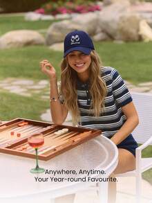 GLOWMODE 阳光圆顶尼龙防水轻便可调节后扣网眼吸汗带反光标志网球刺绣帽高尔夫匹克球日常休闲装 - 臧藍 - 查看 5