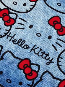 HELLO KITTY AND FRIENDS | SHEIN 1 件装，猫咪蝴蝶结背心包，可折叠手提包，女士款。 - 多色12 - 查看 3