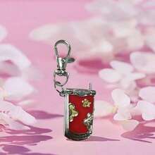 Joivida Cartoon Flip Phone Pendant Watch Student Portable Pocket Watch School Bag Keychain Ornament - multicolor - View 12