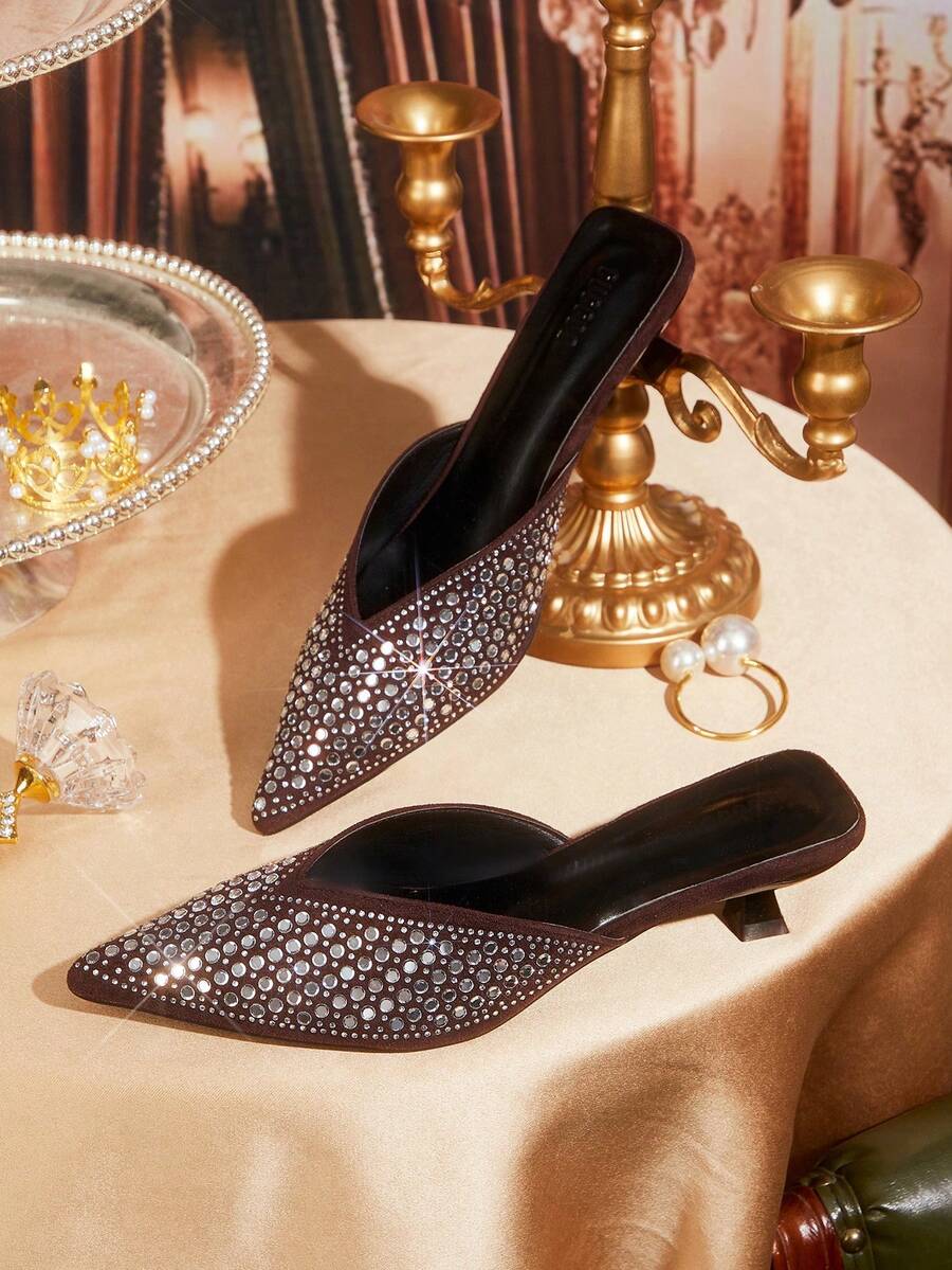 CUCCOO TILAWA 女士，铆钉扣，高跟鞋。 - 鏽棕色 - 查看 1