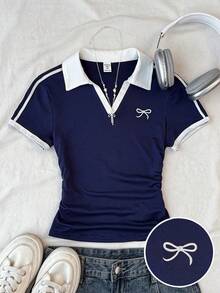 Azul y blanco