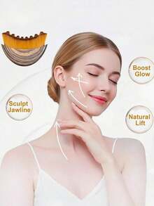 1pc Lymphatic Sculpting Face Lymphatic Drainage Massager For Face, Chin And Jawline Sculpting, Face Massage Tool Set - Multicolor - View 5