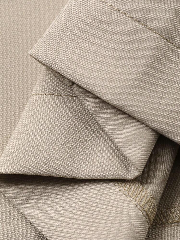 Apricot Color Casual Long Pants For Men, Spring