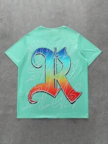 2026 Women's Short-Sleeved Crew Neck T-Shirt With The Motto "Toma Talla Grande Fotos" (Take A Big Photo), Cute Frog And Coconut Blossom Heart Print, 100% Cotton, For Everyday Wea - 綠色 2 - 查看 8