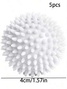 5 quả bóng giặt tái sử dụng - Bóng sấy loại bỏ xơ vải, bóng làm mềm vải, chống cuộn tròn, giảm nhăn, không cần điện. - Nhiều màu - Xem 13