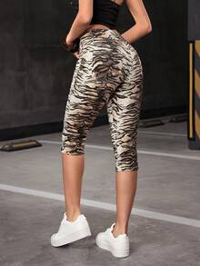 Jeanoix 女士休闲日常穿着七分牛仔裤，带口袋 - 彩色 - 查看 2